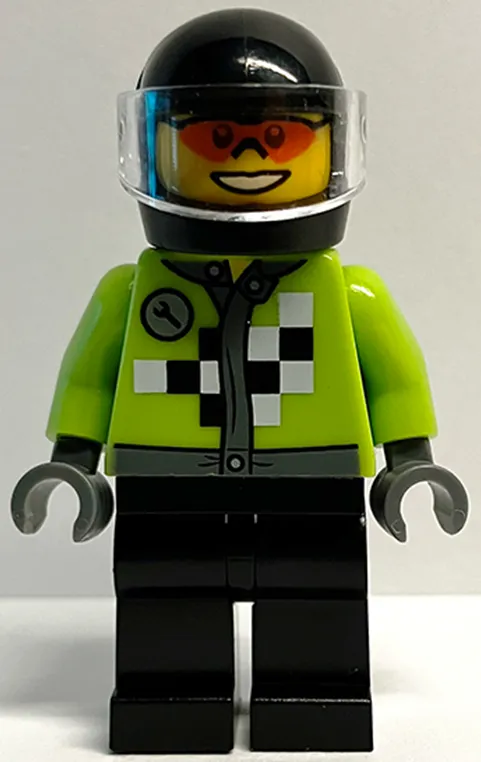 LEGO Brand Store Male, Race Car Driver - Des Peres