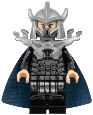 Shredder - Dark Blue Cape and Detailed Helmet (Movie Version)