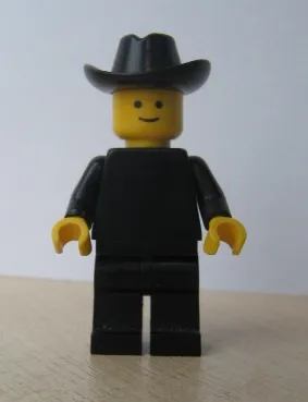 Patron - Black Torso (without Torso Sticker), Black Legs, Black Cowboy Hat
