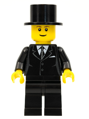 Suit Black, Top Hat, Black Legs, Reddish Brown Eyebrows