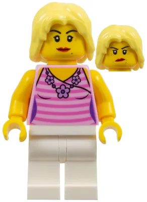 Mom, Pink Striped Top