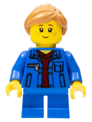 Girl, Denim Jacket, Blue Short Legs