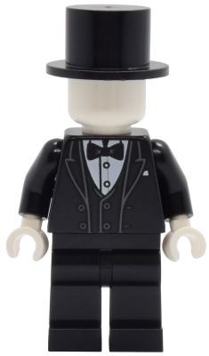 Tudor House Haberdashery Mannequin - Black Tuxedo, Legs and Top Hat