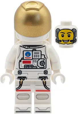 Space Shuttle Astronaut - Male, White Suit with Blue Logo, Balaclava