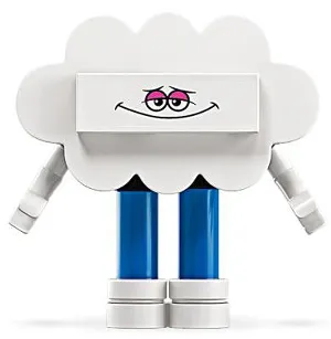 Cloud Guy with Sticker
