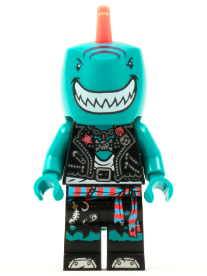 Shark Singer, Vidiyo Bandmates, Series 1 (Minifigure Only without Stand and Accessories)