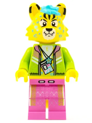 DJ Cheetah, Vidiyo Bandmates, Series 1 (Minifigure Only without Stand and Accessories)