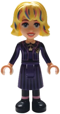 Enid Sinclair - Black and Dark Purple Nevermore Academy Uniform