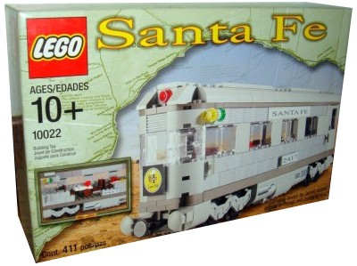 Santa Fe Cars - Set II (dining, observation, or sleeping car)