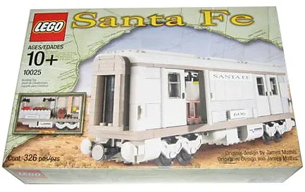 Santa Fe Cars - Set I (mail or baggage car)