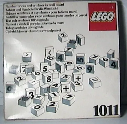 Number/Symbol Blocks (Number bricks and symbols for wall board)