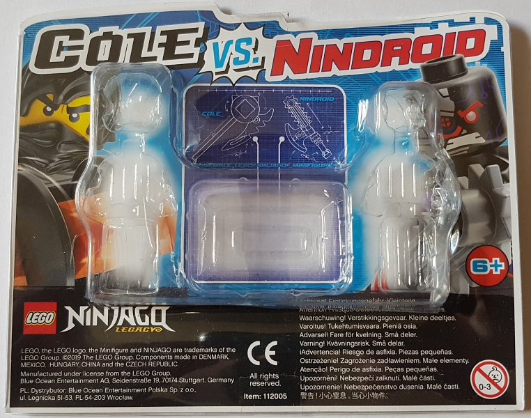 Cole vs. Nindroid blister pack