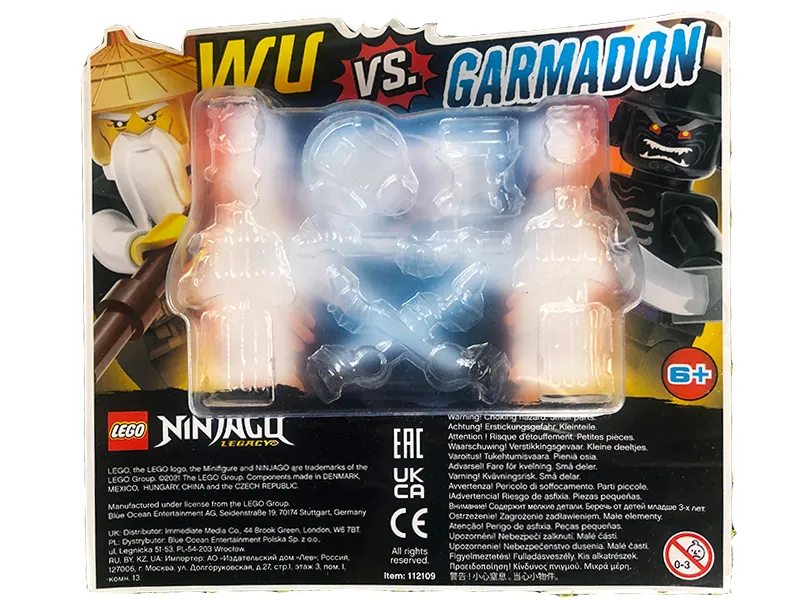 Wu vs. Garmadon blister pack