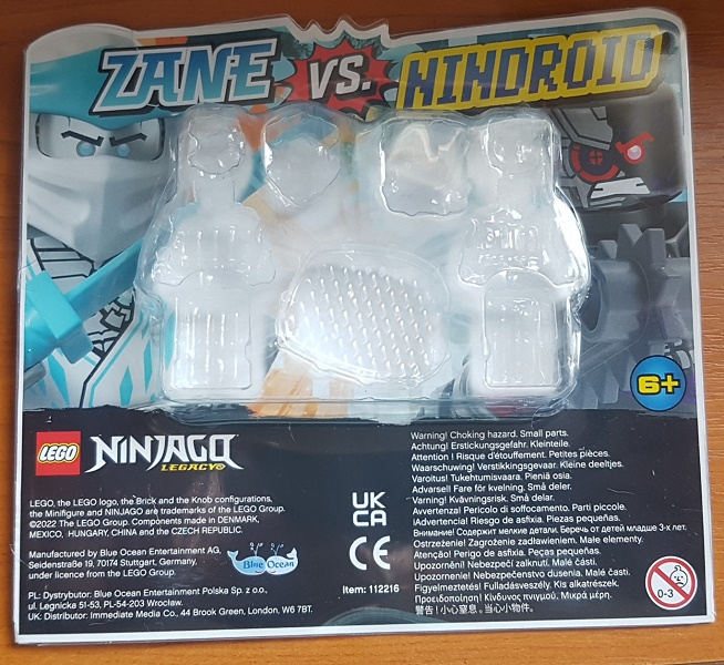 Zane vs. Nindroid blister pack