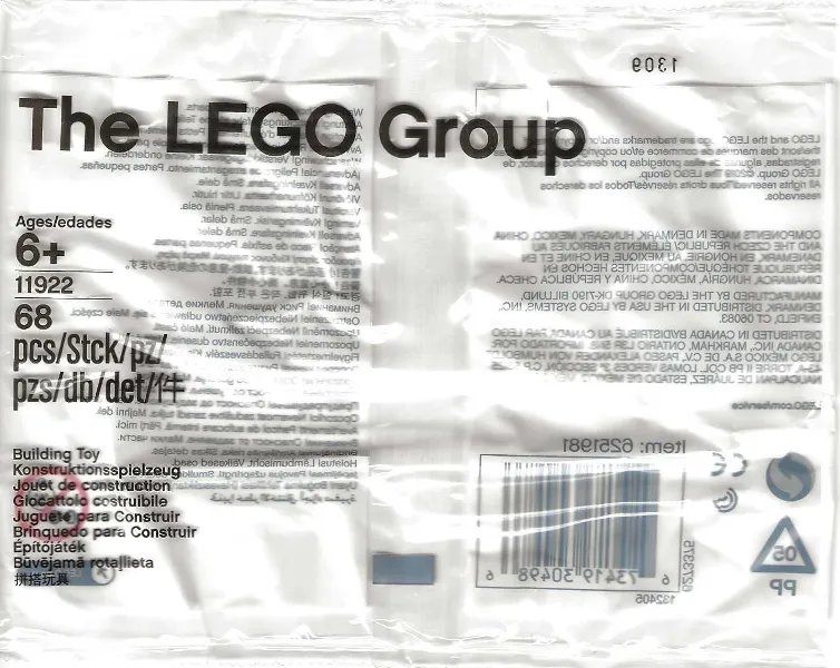 Parts for The Book of Bedtime Builds (included in Book 9780241364567) polybag