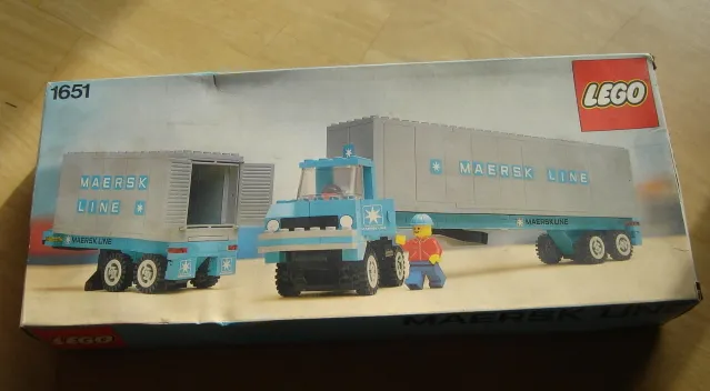 Maersk Line Container Truck