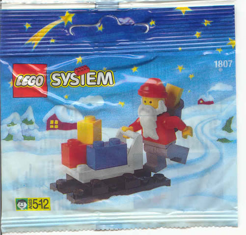 Santa Claus and Sleigh polybag