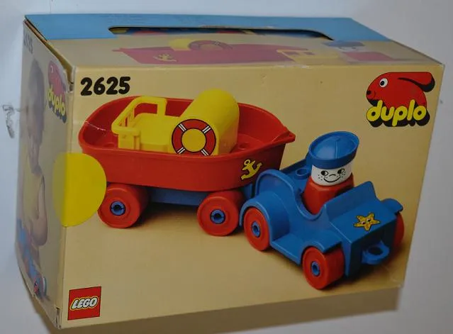 Car with Boat and Trailer