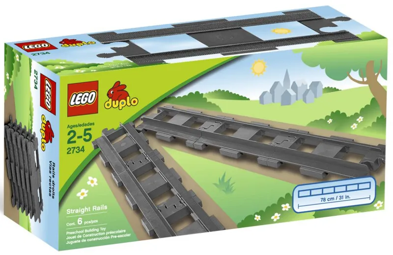 Straight Track (Dark Bluish Gray)