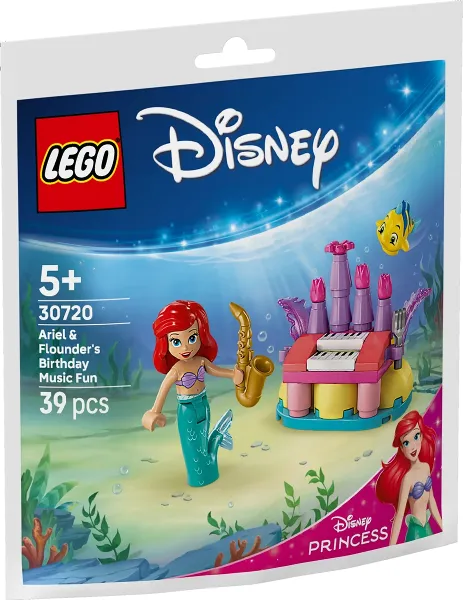 Ariel & Flounder's Birthday Music Fun paper bag