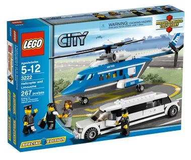 Helicopter and Limousine