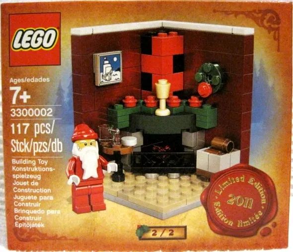 Fire Place Scene (Limited Edition 2011 Holiday Set (2 of 2))