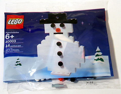 Snowman polybag