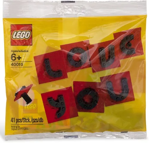 Valentine Letter Set polybag