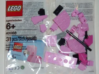 Monthly Mini Model Build Set - 2013 08 August, Flamingo polybag