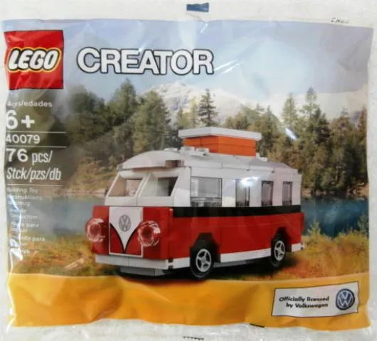 Mini Volkswagen T1 Camper Van (VW Bus) polybag