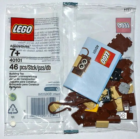 Monthly Mini Model Build Set - 2014 08 August, Monkey (Chimpanzee) polybag