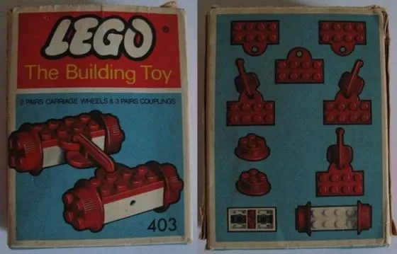 Train Couplers and Wheels (The Building Toy)