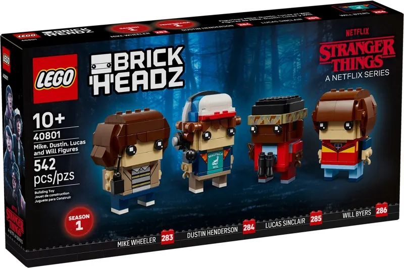 Mike, Dustin, Lucas and Will Figures