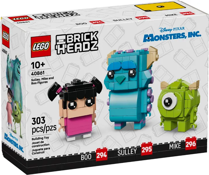 Sulley, Mike and Boo Figures