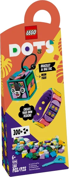 Neon Tiger - Bracelet & Bag Tag