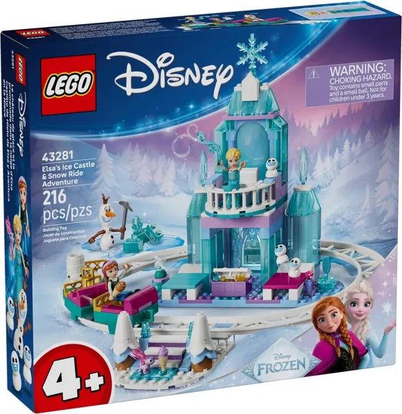 Elsa's Ice Castle & Snow Ride Adventure