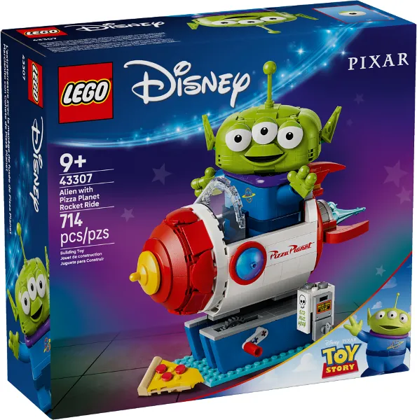 Alien with Pizza Planet Rocket Ride