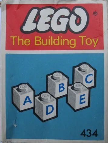 50 lettered bricks (The Building Toy)