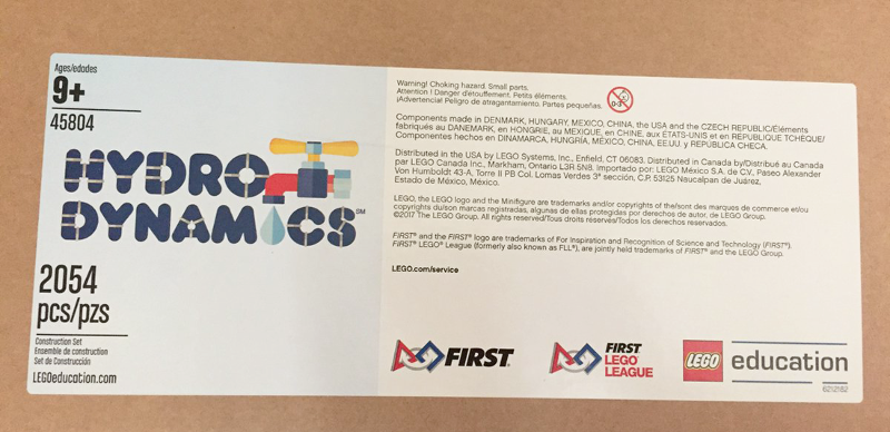 FIRST LEGO League (FLL) Challenge 2017 - Hydro Dynamics