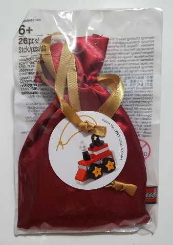 Christmas Train Ornament polybag
