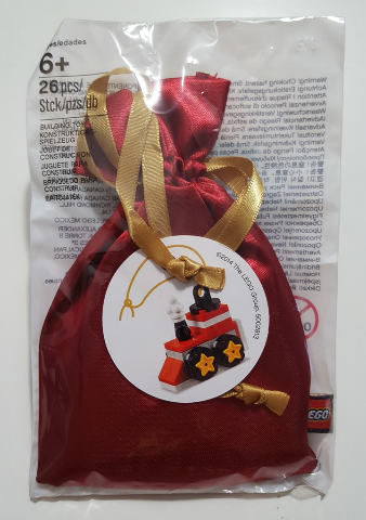 Christmas Train Ornament polybag