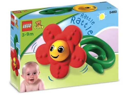 Happy Flower Rattle & Teether