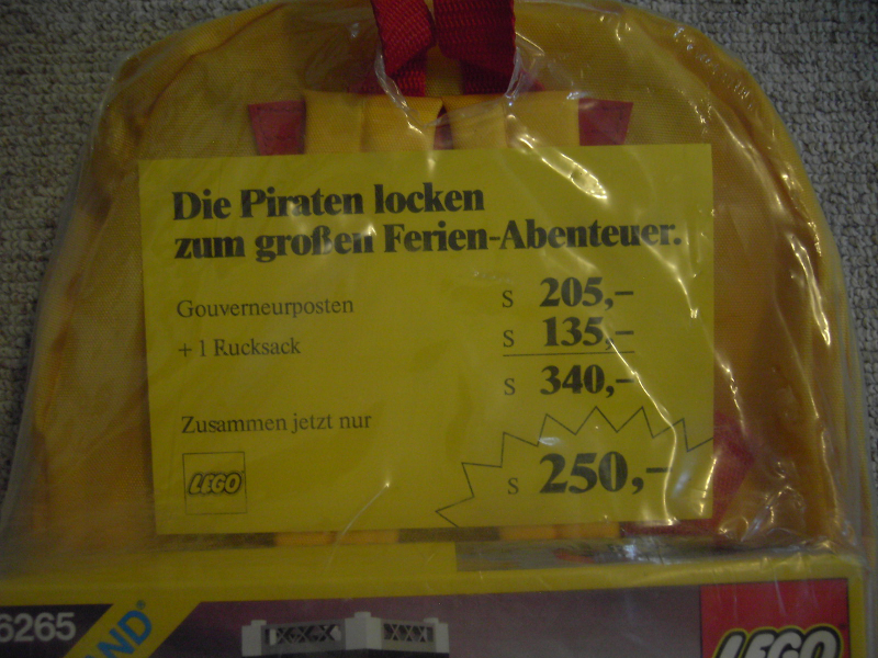 Sabre Island Bonus Offer with LEGO Backpack