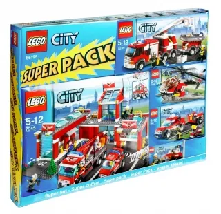 City Bundle Pack, Super Pack (Copack of Sets 7238, 7239, 7241, 7942, and 7945)