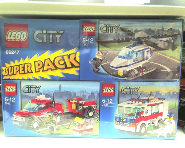 City Bundle Pack, Super Pack (Copack of Sets 7741, 7890, and 7942)