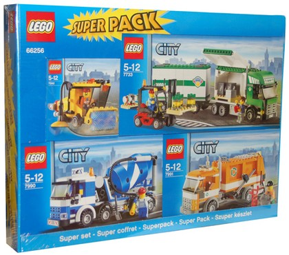 City Bundle Pack, Super Pack (Copack of Sets 7242, 7733, 7990, and 7991)
