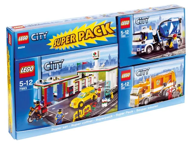 City Bundle Pack, Super Pack (Copack of Sets 7990, 7991, and 7993)