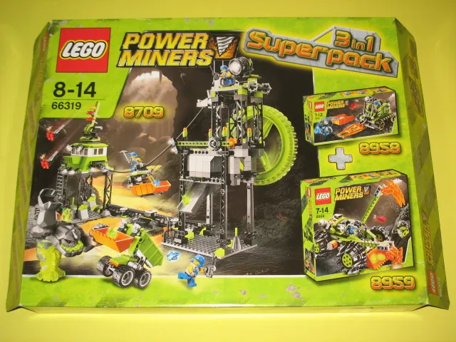 Power Miners Bundle Pack, 3 in 1 Super Pack (Sets 8709, 8958, and 8959)