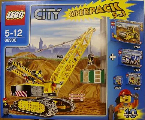 City Bundle Pack, Super Pack 5 in 1 (Sets 5620, 7632, 7746, 7990, and 8401)