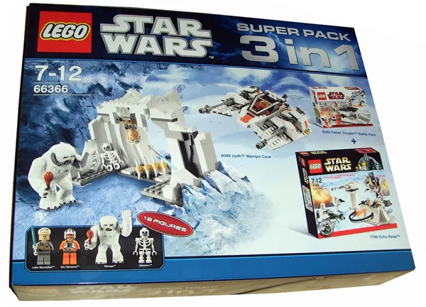 Star Wars Bundle Pack, Super Pack 3 in 1 (Sets 7749, 8083, and 8089)